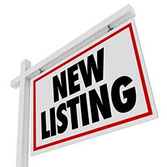 NEW LISTINGS